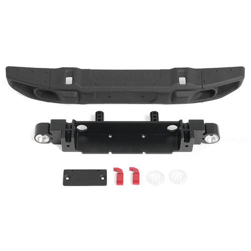 OEM Wide Front Bumper w/ License Plate Holder for Axial 1/10 SCX10 III Jeep (Gladiator/Wrangler)