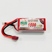 NXE 11.1v 1500mah 30c Soft case w/Deans