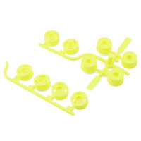 Team Associated TC28 Wheel Set (Yellow) (Front & Rear)