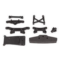 Reflex 14R Shock Towers, Bumper, and Skid Plate Set