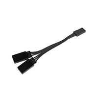 95mm Y-Connector, Black