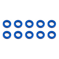 Ballstud Washers, 5.5x3.0x1.0 mm, blue aluminum