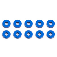 Bulkhead Washers, 7.8x2.0 mm, blue aluminum