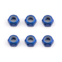 FT Locknuts, M3, blue aluminum