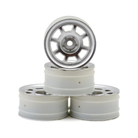 Team Associated Rc10 6x6 Wheels (Chrome) (4)