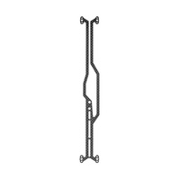 RC10TC8 FT CARBON FIBER ONE-PIECE TOP DECK, 2.5mm