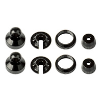 Enduro Shock Parts, black aluminum