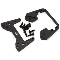 Team Associated Factory Team Enduro Carbon Fiber & Steel SOA Mount Set (45g)