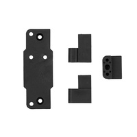 RC10 4WD Servo Mount Set, Black