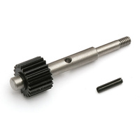 RC10 DRIVE GEAR/SHAFT & ROLL PIN