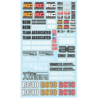 RC10 FT Decal Sheet