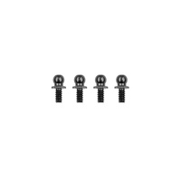 RC10 Ballstuds 5.3mm, Short Neck, Black