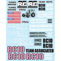 RC10WC Decal Sheet
