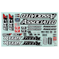 Team Associated RC10SC7 Decal Sheet