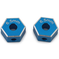 Team Associated DC10 Factory Team 12mm Aluminum Wheel Hex (2) (6.5mm)