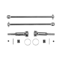 RC10T Rear CVA Set, 84mm, Chrome