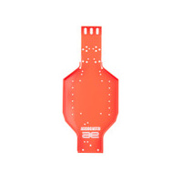 RC10T Nose Plate, Neon Red