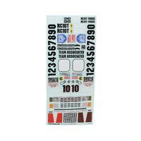 Team Associated RC10T Classic Decal Sheets (2)