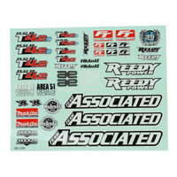 Team Associated RC8T4.2 Decal Sheet