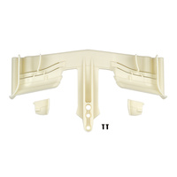 RC10F6 Classic Front Wing, White