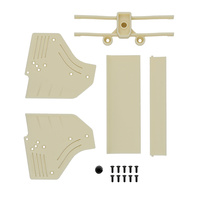 RC10F6 Classic Rear Wing, White