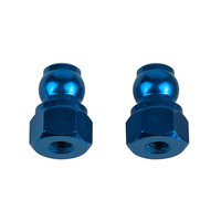 RC10B7 Shock Bushings, 8mm, blue aluminum
