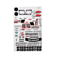 Team Associated SC10.2 Factory Team Decal Sheet
