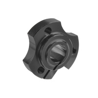 Team Corally - Wheel Hub - Solid Axle - Aluminium - Black - 1 Pc