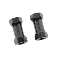 Team Corally - Chassis Post - 12mm - Alu - Aluminium - Black - 2 Pcs