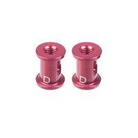 Team Corally - Alum. Spacer Holder - D - 9mm - 2 Pcs