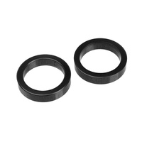 Team Corally - Aluminium Spacer Drive Axle - Front - Black - 2 Pcs
