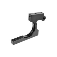 Team Corally - Bulkhead -Front Left - 7075 Aluminium -Black - 1 Pc