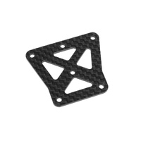 Team Corally - Front Upper Steering Deck - Graphite 2mm - 1 Pc