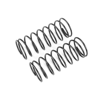 Team Corally - Shock Spring - Black - Soft - Front - 2 Pcs