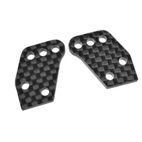 Team Corally - Hub Camber Plates - Rear - Carbon 3mm - 2 Pcs