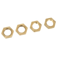 Team Corally - Wheel Nut - Aluminum - Serrated - LE - 4 Pcs