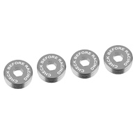 Team Corally - Pivot Ball Adjusting Nut - Aluminum - Titanium - 4 Pcs
