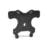 Team Corally - Shock Tower - SC - Front - Aluminum  - 5mm - Black - 1 Pc