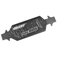 Team Corally - Chassis - SWB - SBX-825 - Xtreme - Swiss Made 7075 T6 - 3mm - Hard Anodised - Black - Made In Italy