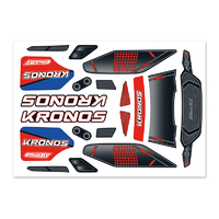 Team Corally - Body Decal Sheet  - Kronos XP 6S - 2021 - 1 pc