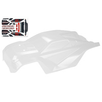 Team Corally - Polycarbonate Body - Kronos XP 6S - Clear - Cut - Decals - 1 Pc