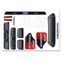 Team Corally - Body Decal Sheet - Dementor XP 6S - 2021 - 1 pc