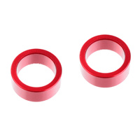 Team Corally - HDA Suspension Arm Insert - Inner - Aluminum - Red - 2 Pcs