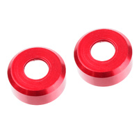 Team Corally - HDA Suspension Arm Insert - Outer - Spacer 1.5mm - Aluminum - Red - 2 Pcs