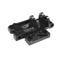 Team Corally - Center Diff Plate - Chassis Brace Holder - Aluminum 7075 - Black - Made in Italy - 1 Pc