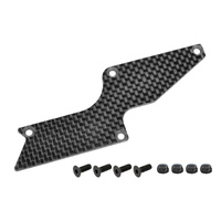 Team Corally - Suspension Arm Cover - Stiffener - HDA-4 - Lower Rear - Right - Carbon 3mm - 1 Pc