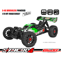 Team Corally - SYNCRO-4 - RTR - Green - Brushless Power 3- 4S - No Battery - No Charger