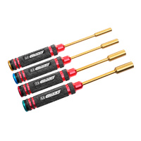 Team Corally - Pro Nut Driver Set - Ti-Ni Coated - 4.0 / 5.5 / 7.0 / 8.0 mm - 4 pcs