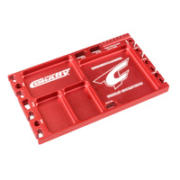 Team Corally - Multi-purpose Ultra Tray - CNC Machined aluminium - Red Color