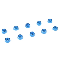 Team Corally - Aluminium Washer - for M2 Socket Head Screws - OD=6mm - Blue - 10 pcs